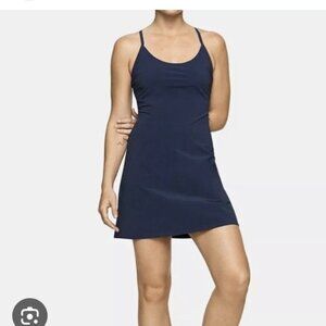 Outdoor Voices Navy Blue Strappy Mini Dress